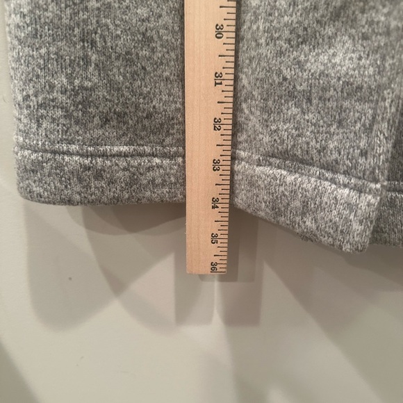 Patagonia Women's Gray Pea Coat Long Coat Neutral Classy Layer Cozy Sz S - Picture 5 of 11